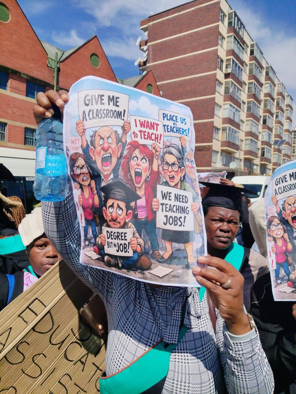 'What is the use of studying?': Unemployed teachers protest for job ...
