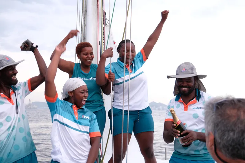 Cape Flats youth team makes history with Cape2Rio yacht race victory