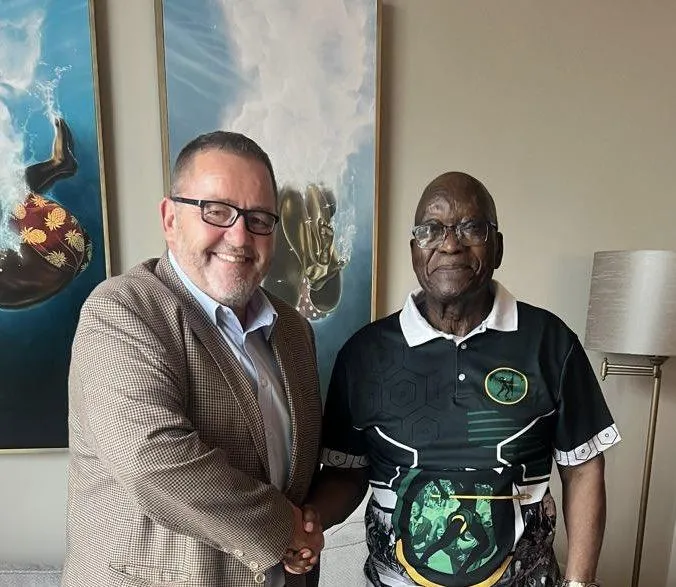 AfriForum's Kallie Kriel meets Jacob Zuma to discuss key issues in Durban
