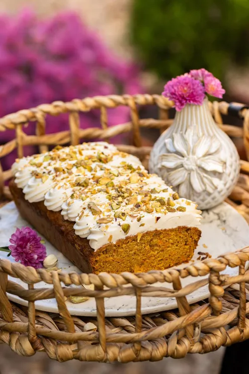 Indulge in the delightful taste of Gajar Halwa Loaf