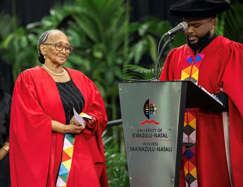 At 82, Dr Dolly Nyasulu earns her PhD at UKZN after decades in maternal healthcare