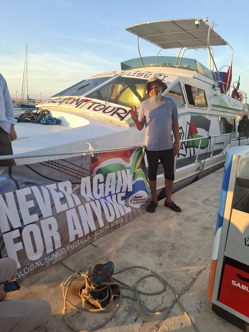 I have no choice but to board this boat and sail to Gaza