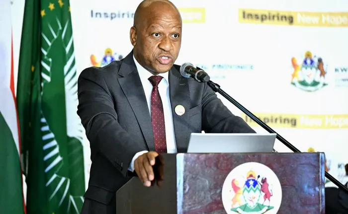 KwaZulu-Natal Premier Thamsanqa Ntuli. 