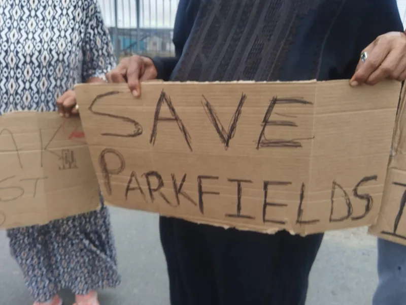 Hanover Park parents protest against principal at Parkfields Primary School
