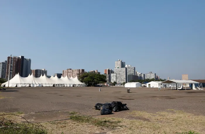 Tents are being erected at Durban drive-in to aid in the deportation and repatriation of Malawian immigrants from Sherwood Hall.