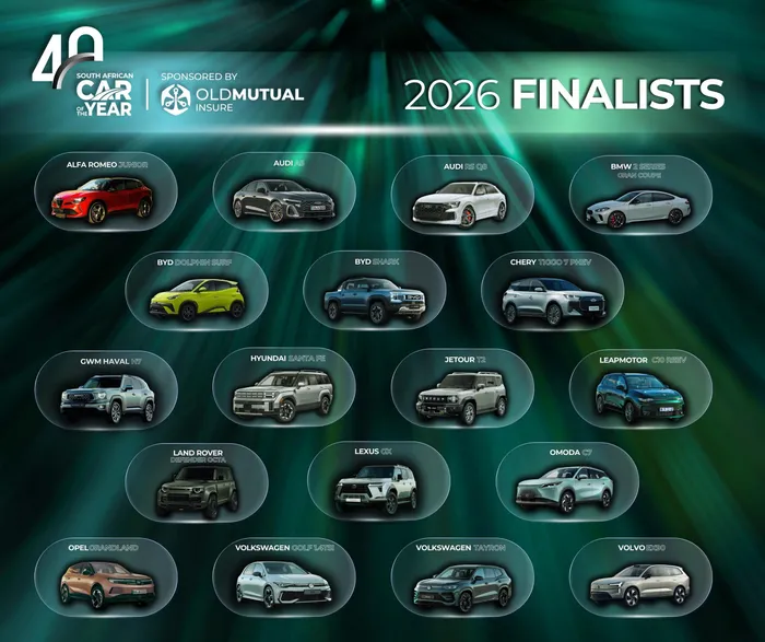 2026 SA Car of the Year Finalists