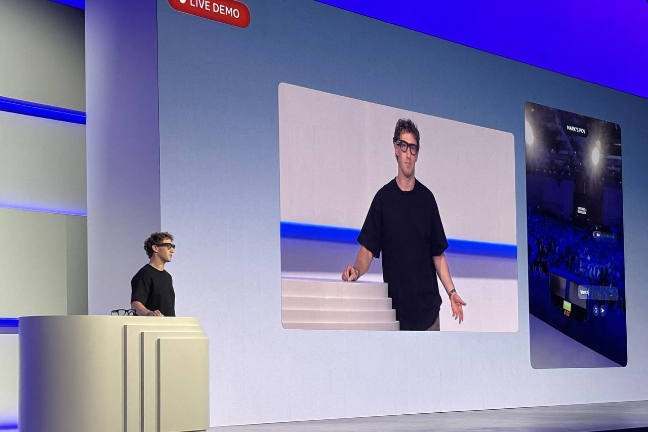 Mark Zuckerberg Meta Connect Keynote Glitches