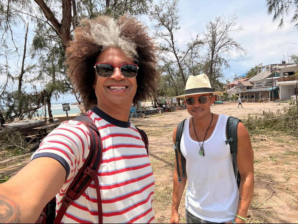 Marc Lottering and husband relive their experience in Mozambique during Tropical Cyclone Gezani