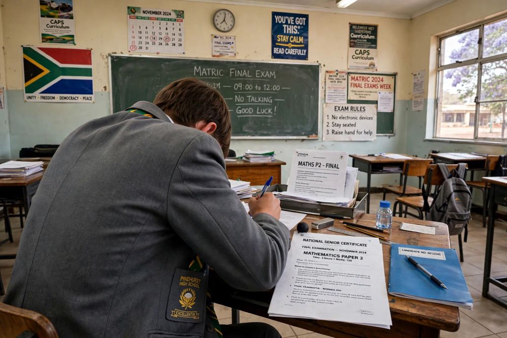 The exam is on paper, the battle is in your mind