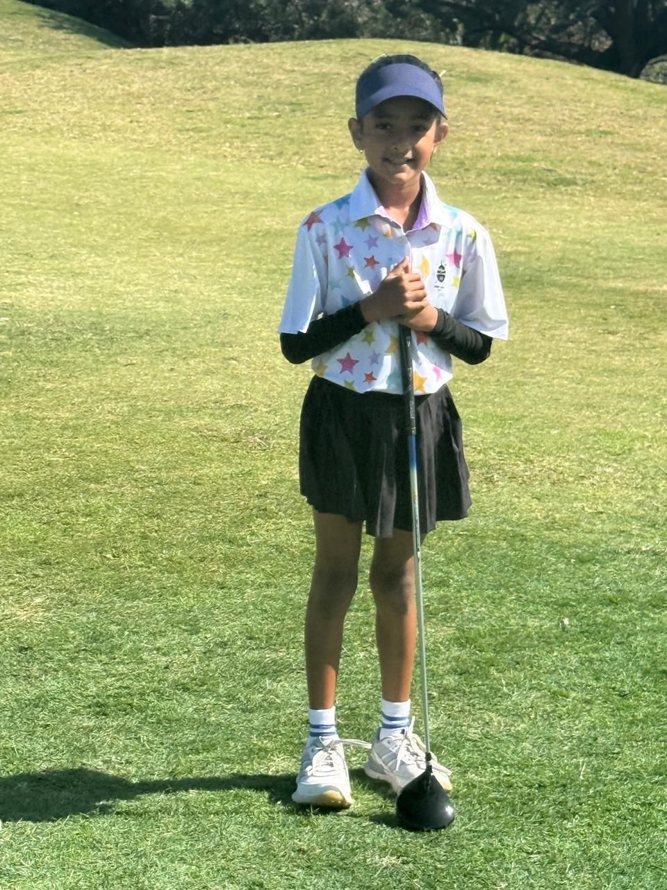 Eight-year-old Kirana Govender wins at Junior Africa Golf challenge