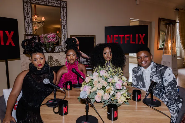 Lwazie Tsebesha,  Luyanda Zwane, Noluthando Shabalala and Wonder Ndlovu star in "The Polygamist".