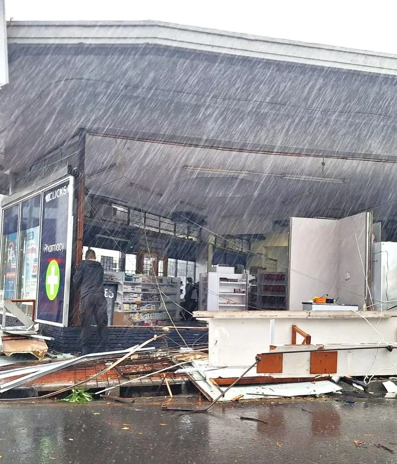 Clicks shop in Kenilworth damaged in storm