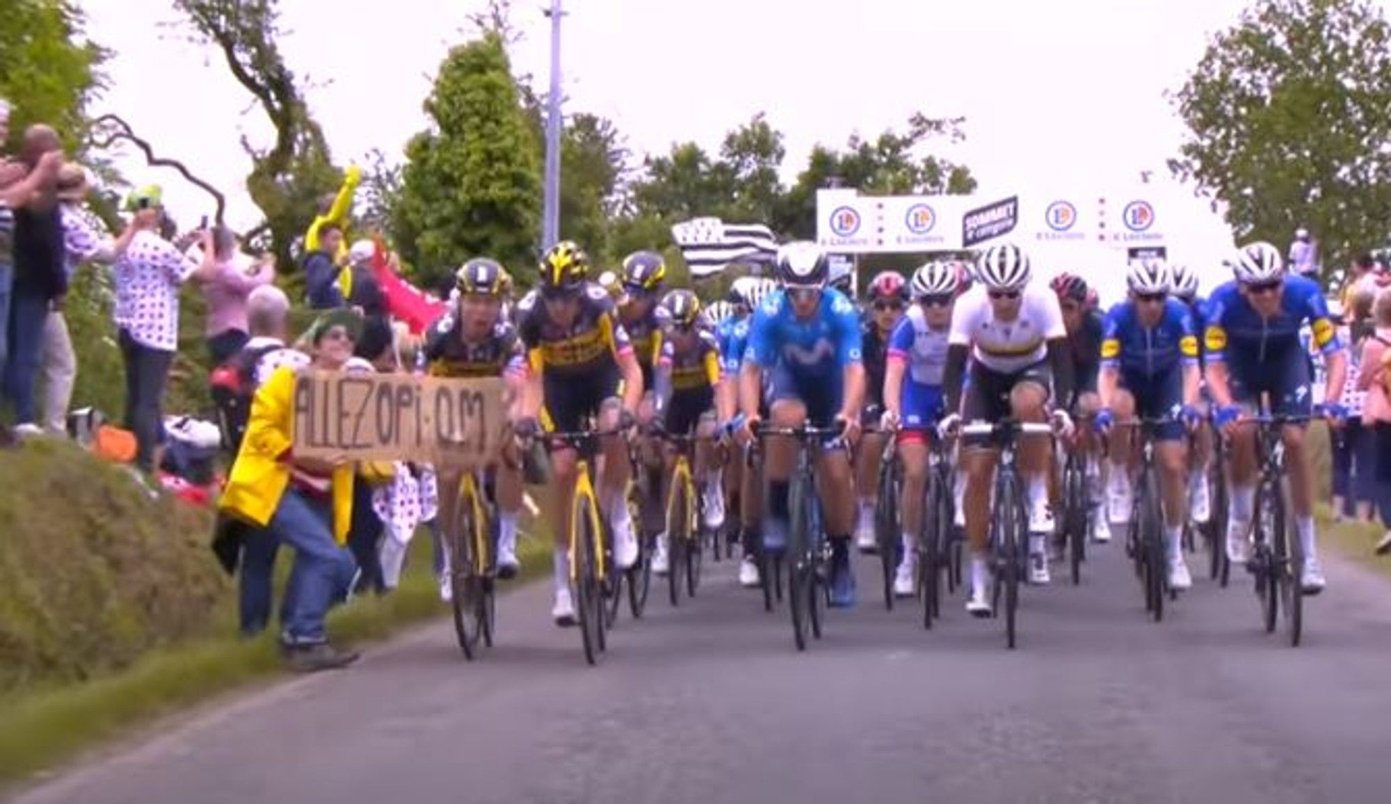 WATCH Tour de France spectator who caused mass crash arrested