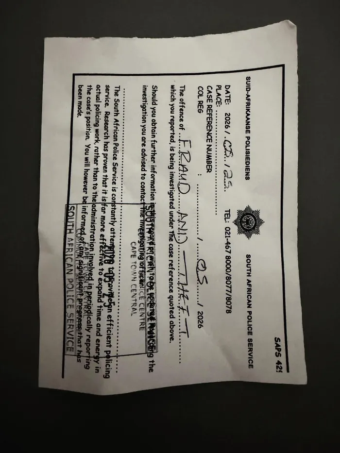 Reverend Oscar Bougardt files complaint against the City of Cape Town citing unathorised electricity deducations.