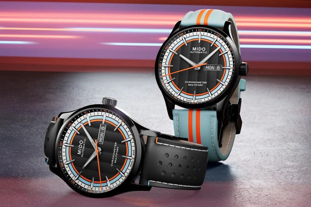 The Multifort Chronometer 1 Racer from Mido stands for pure