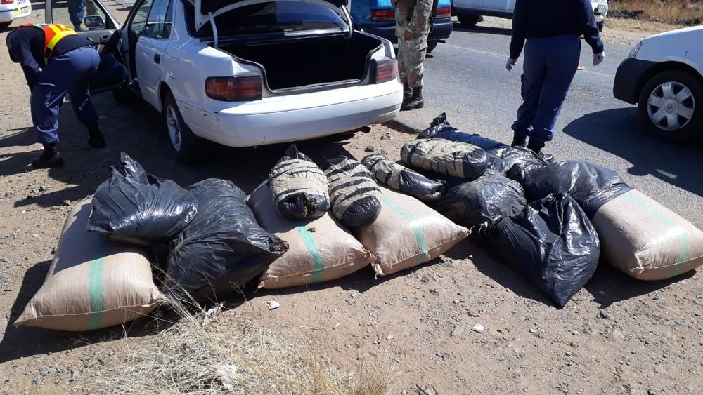North West cops nab man with R2.2m dagga at roadblock
