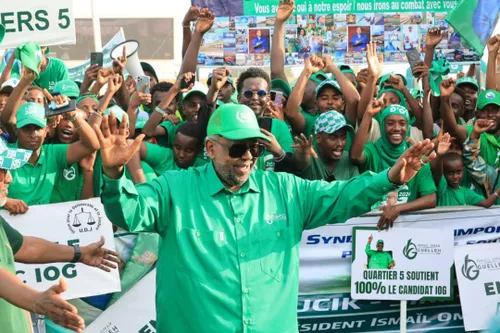 Does the Djiboutian President Ismail Omar Guelleh's re-election reflect his will or that of the electorate?