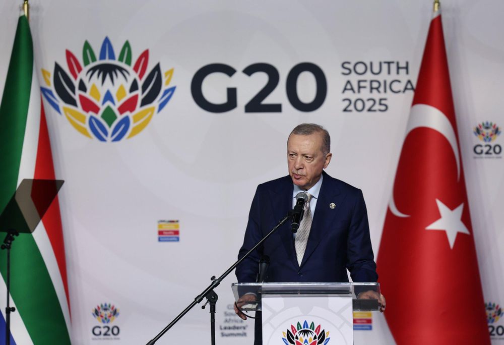 G20 | Türkiye's Erdoğan blasts Israel over Gaza, praises South Africa’s global role