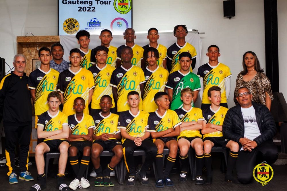 Fish Hoek FC under-14 side on Gauteng tour
