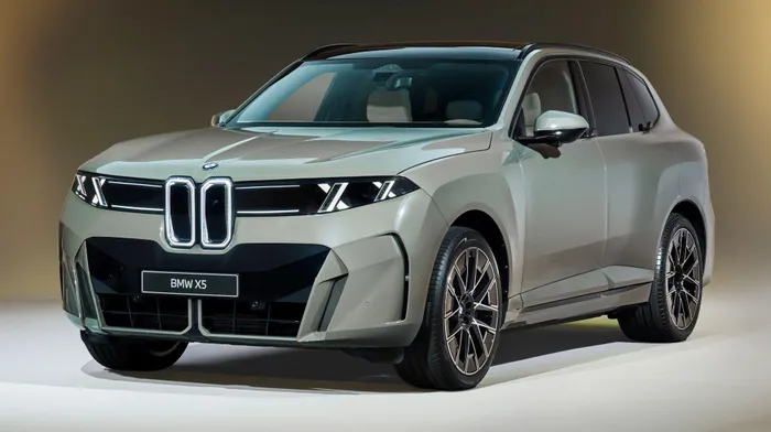 Distinctive lighting and flush surfaces define the redesigned exterior of the BMW X5.