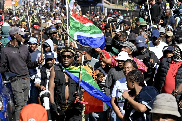 Ngizwe Mchunu commended marchers who joined the Johannesburg leg of the countryside protests calling for illegal migrants to leave the country.