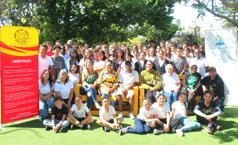 Kindness benches launched at Cultivating Excellence Academy to support mental health