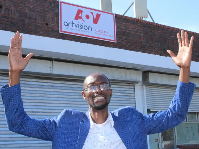 Mack Kapya Dollvins Art Vision Academy for the homeless was opened on Friday.