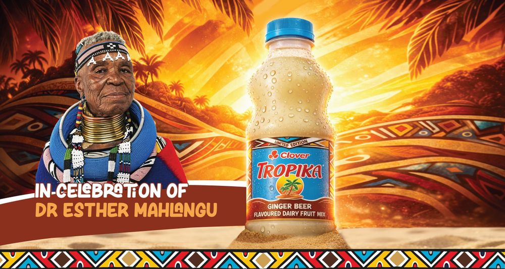 Tropika launches limited-edition ginger beer flavour with Dr Esther Mahlangu