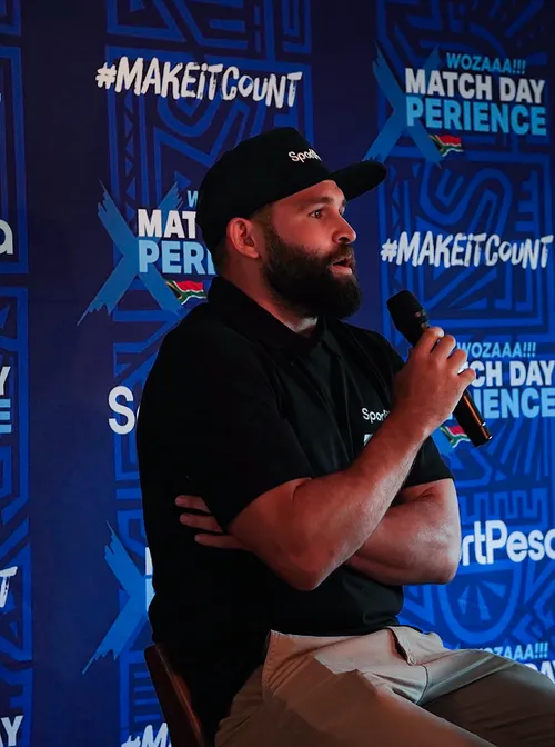 SportPesa partners with Springbok Cobus Reinach to bolster grassroots rugby in South Africa