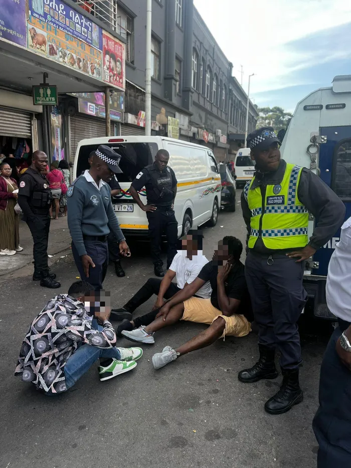 A coordinated crackdown in the Durban CBD resulted in arrests and business closures