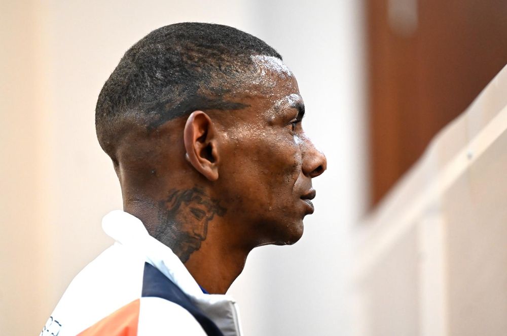GUILTY - Duncan Hoorn sweats himself papnat as he is convicted of murdering his wife