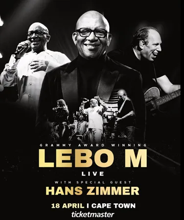 Cape Town welcomes musical legends Lebo M and Hans Zimmer