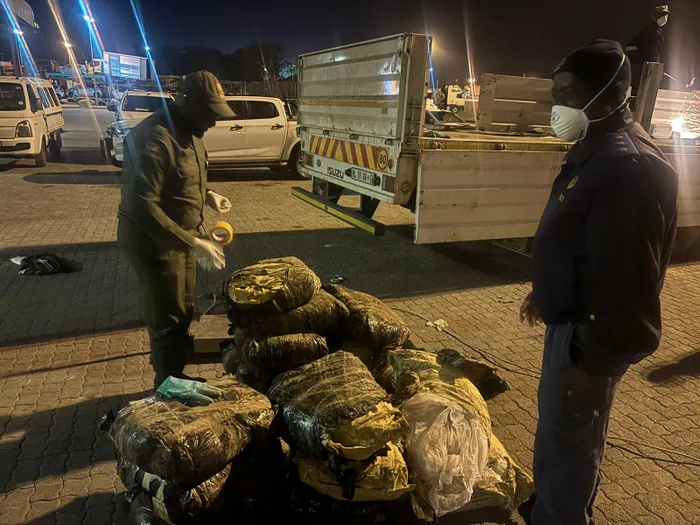 The drug haul at Beitbridge 