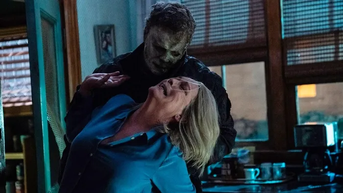 A scene from Halloween Ends.