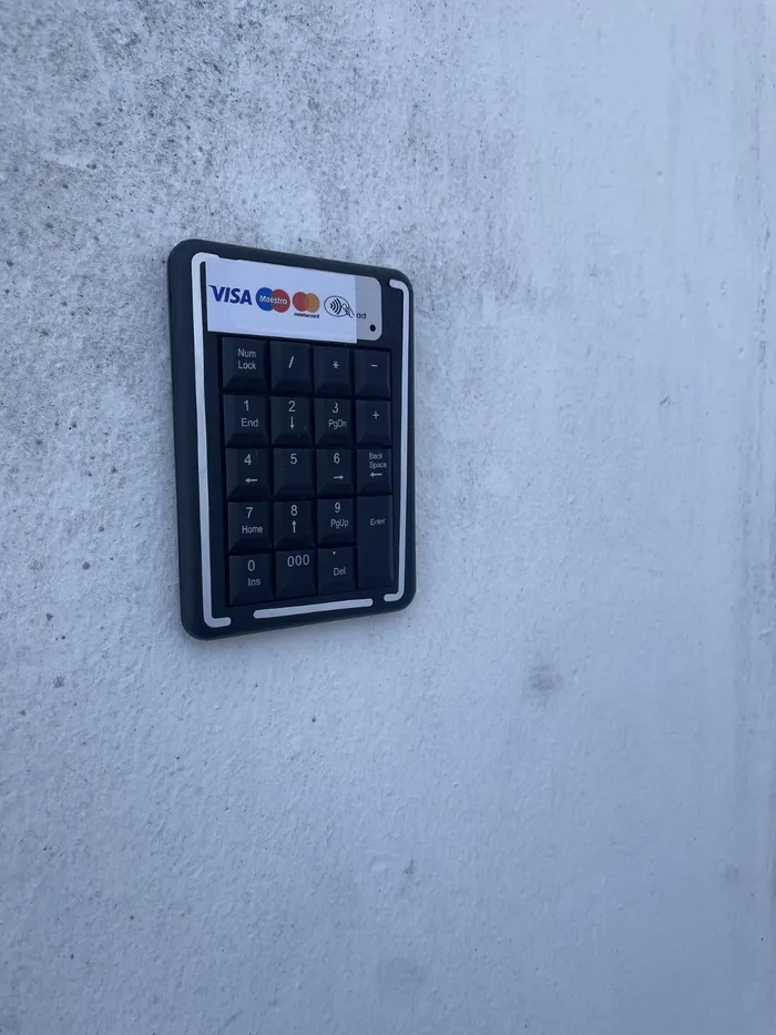 The keypad used by criminals.