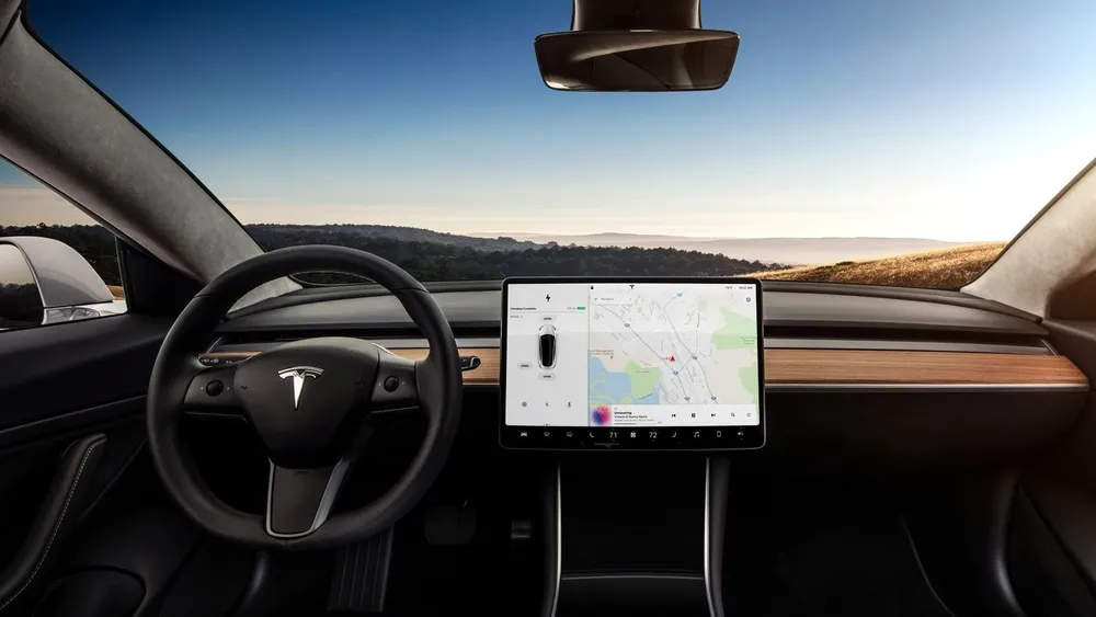 Tesla Model 3 interior