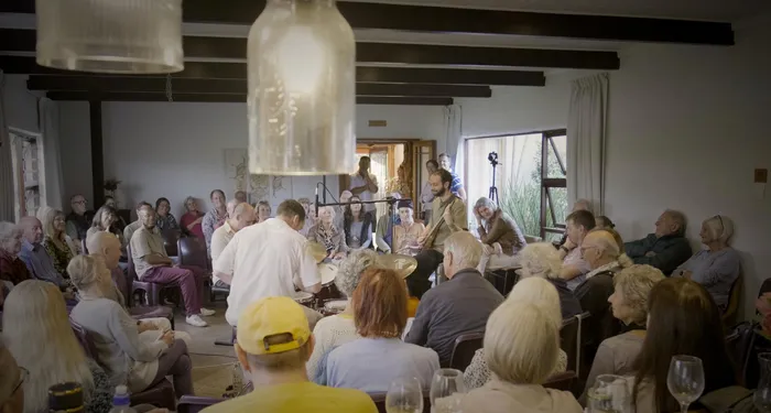 An intimate Trio(u) jazz performance brings musicians and audience together in close conversation at The Commons, Muizenberg.