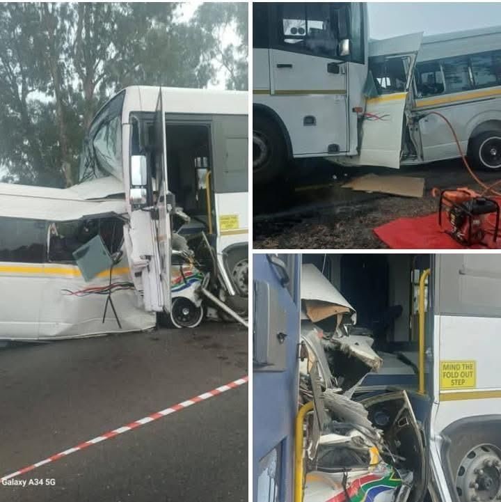Ten killed in horror bus and taxi head-on collision in Mpumalanga