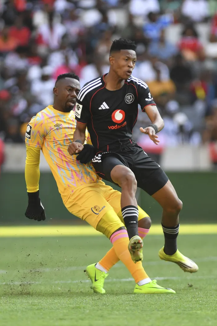 ORBIT College goalkeeper Sabelo Nkomo scored one of the most bizzare own goals at the end of the first half to hand Yanela Mbuthuma's Orlando Pirates the lead during their Betway Premiership encounter at Mbombela Stadium on Saturday afternoon. 
