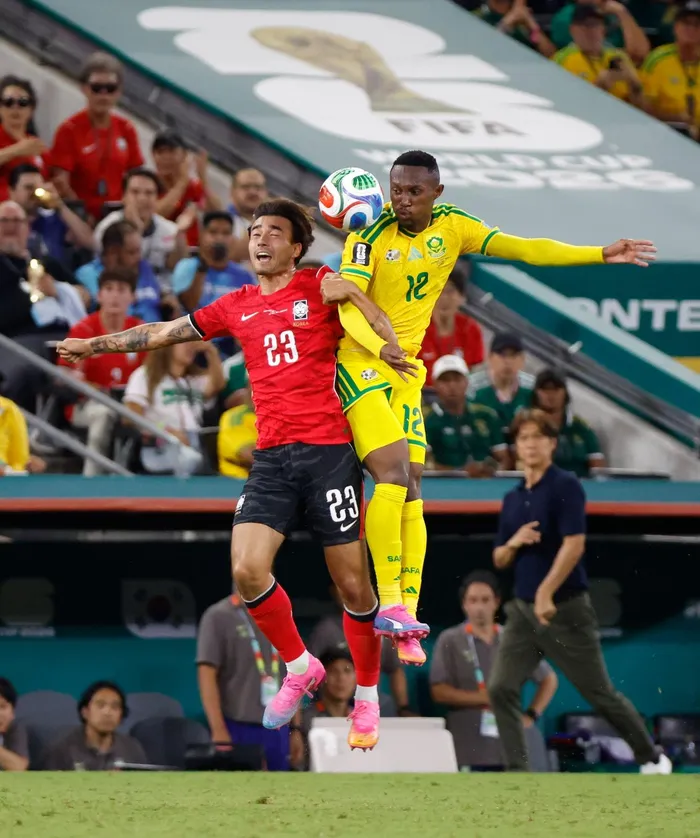 Thapelo Maseko was the star man for Bafana Bafana in their win over South Koreas.