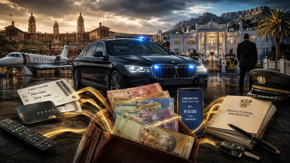 What South African ministers get on top of their R2.79m salaries
