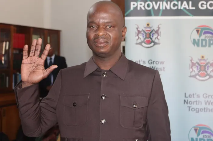 North West Premier Lazarus Mokgosi. 