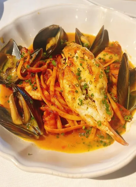The seafood arrabbiata pasta from The Prawnery was absolutely divine — the ideal comfort meal for winter.