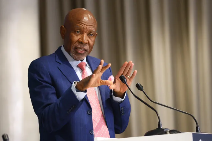Sarb Governor Lesetja Kganyago announcing the Monetary Policy Commitee's decision on interest rates last week. On Tuesday, Kganyago said the move to hike rates was intended to keep inflation expectations anchored and protect the credibility of monetary policy.