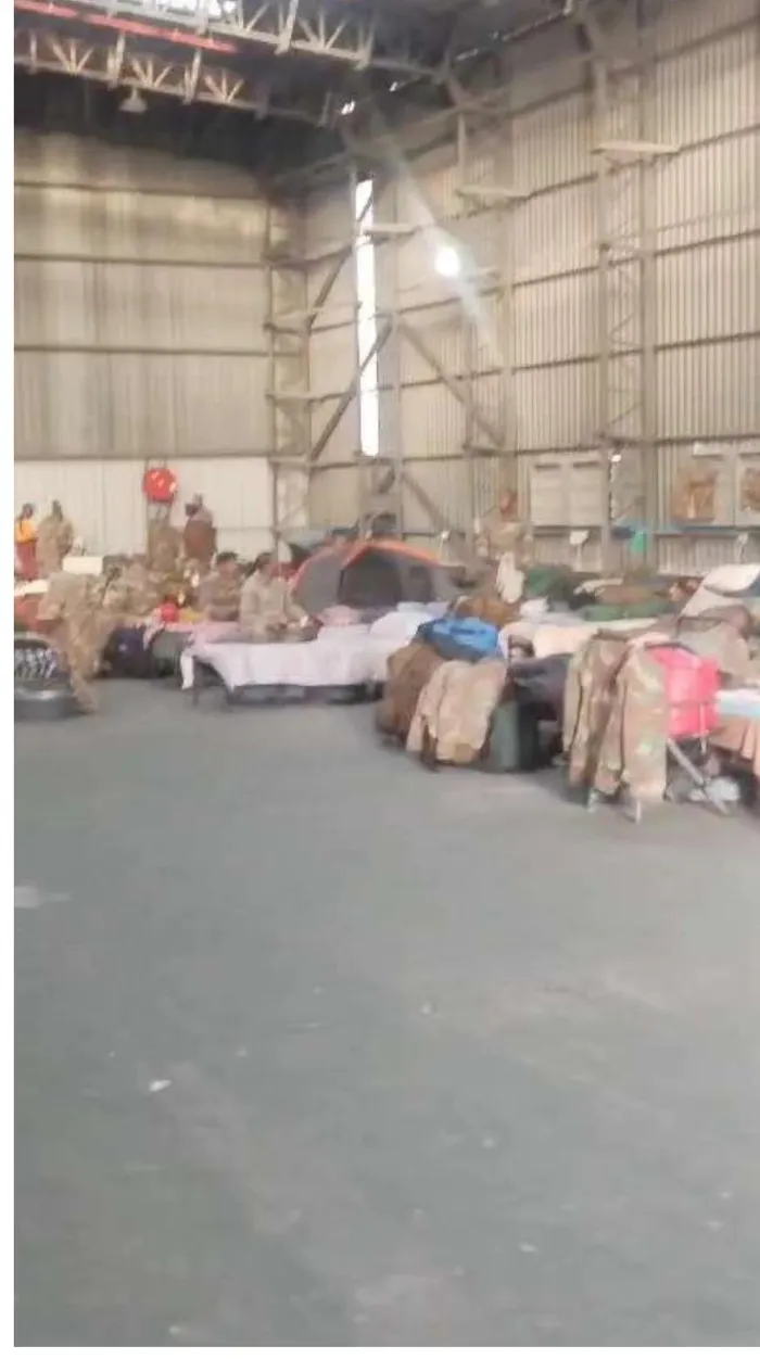 The conditions at Fort iKapa, as shared by the SANDU.