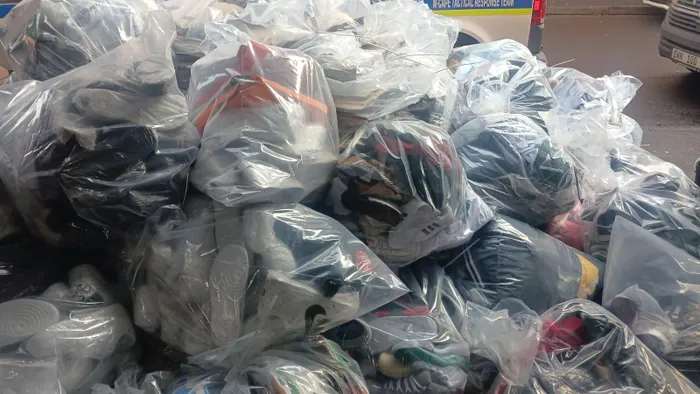Police seized R98 million worth of counterfeit items. 