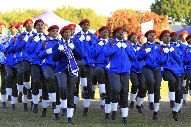 Squads put their best foot forward at marching and drill competition