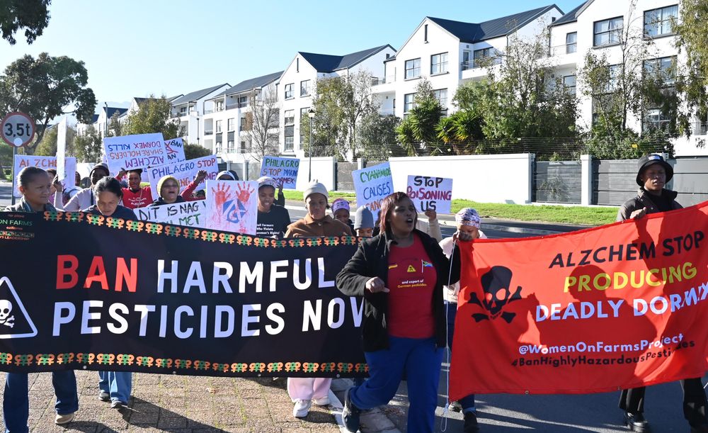 Women farmworkers rally for justice against pesticide exposure and CCMA delays