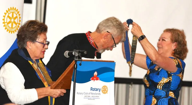 Rotary Club of Newlands welcomes John Stephenson as new president