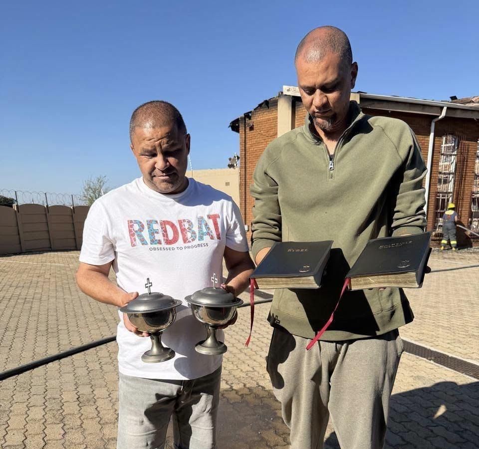Towerby church awaits fire probe after chalices, Bibles survive blaze